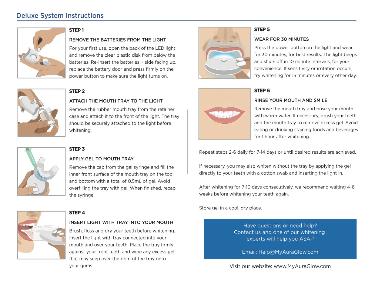 29367 whitening schedule