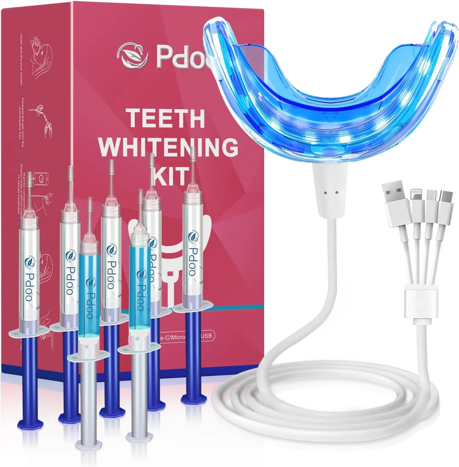 29515 using led light for teeth whitening