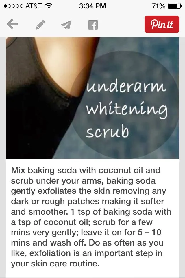 29599 exfoliating underarms