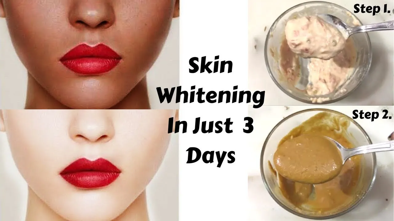 29624 skin whitening mask application